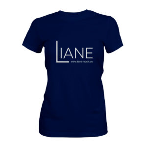 T-Shirt Damen Liane Logo blau