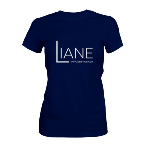 T-Shirt Damen Liane Logo blau