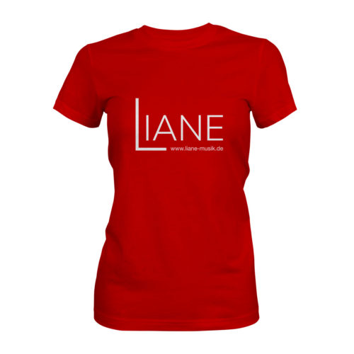 T-Shirt Damen Liane Logo rot
