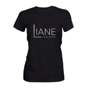 T-Shirt Damen Liane Logo schwarz